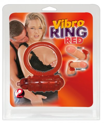 Vibro Ring Red Silicone