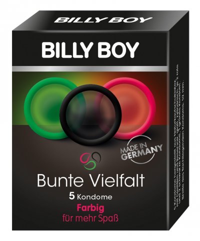 Kondomy Billy Boy 5ks barevné