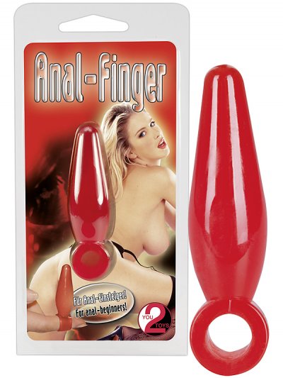 Anální kolík Anal Finger červený