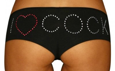 Kalhotky Hustler "I love cock"