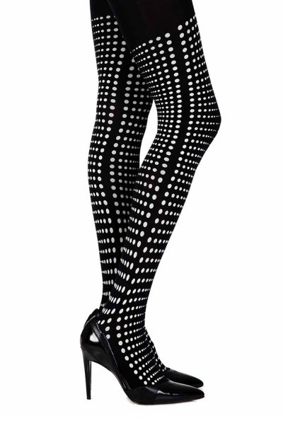 “Matching Point”  Print Tights