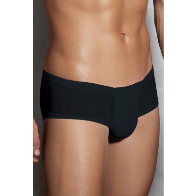 Semi Transparent Men's Briefs - Black