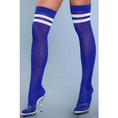 Going Pro Thigh High Stockings - Blue