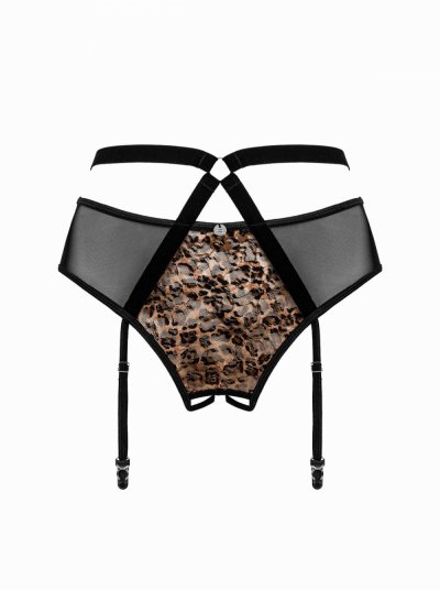 Allunes Sexy Suspender Belt - Curvy