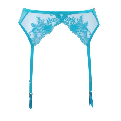 Suspender Marseille peacock blue