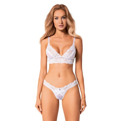Heavenlly - Set Bra & Thong - White